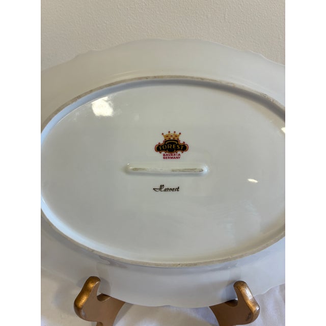 Vintage Forest Bavaria "Harvest" Botanical Porcelain Platter For Sale - Image 9 of 9