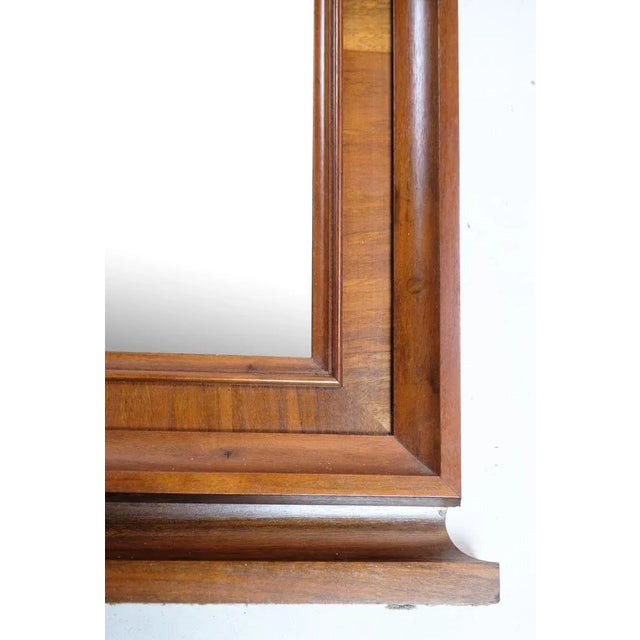 Late 19th Century Mahogany Mirror with Carvings, Denmark, 1880s For Sale - Image 5 of 10