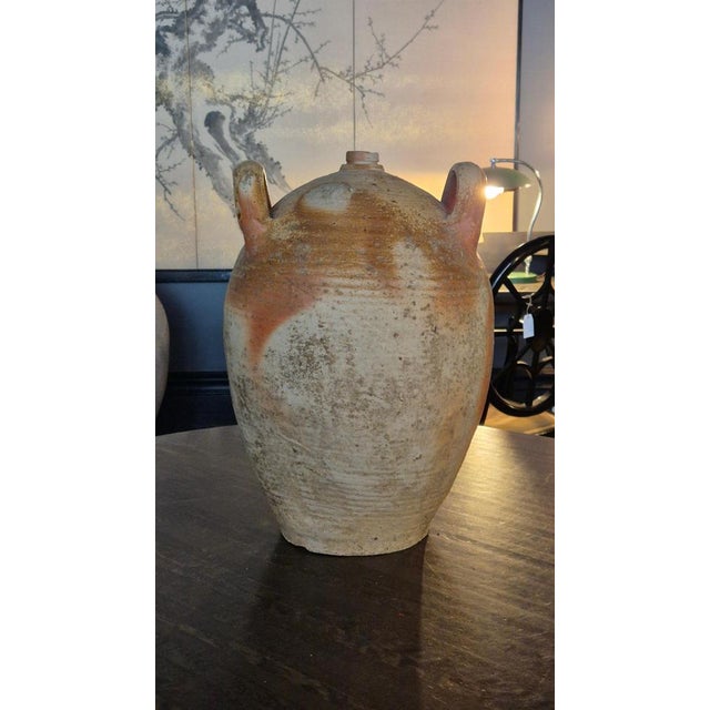 Vintage French Olive Oil Jar, South of France, 1890s For Sale - Image 3 of 11