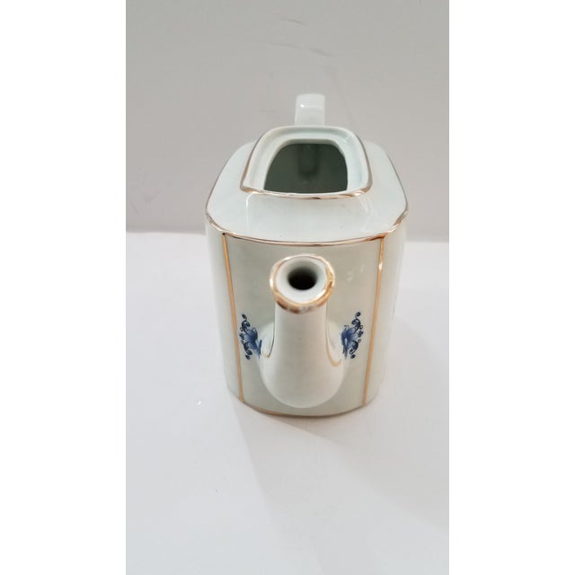 Vintage Arthur Wood Blue & White Porcelain Hand Painted Teapot. This is a Rare Blue & White Treasure From England. Highly...