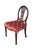 This antique 19th Century Hepplewhite mahogany side chair beautifully exemplifies the refined symmetry and neoclassical...