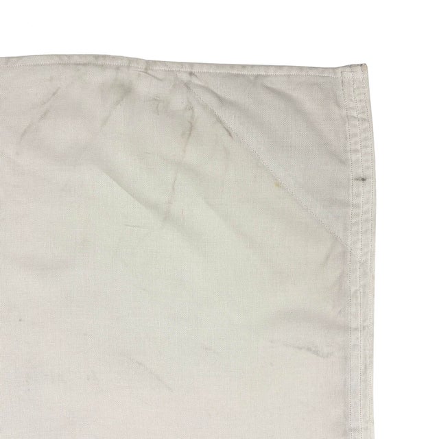 Rustic Large Vintage Sewn Nautical Signal Flag For Sale - Image 3 of 6