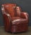 Art Deco French Leather Club or Lounge Chair From the Art Deco Era For Sale - Image 3 of 10