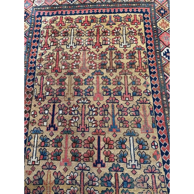 Kurdish Tribal Collectible Rug For Sale - Image 4 of 18