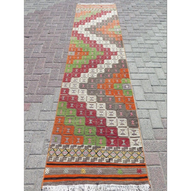 1960s Tribal Runner Rug - 29"x122" For Sale - Image 11 of 11