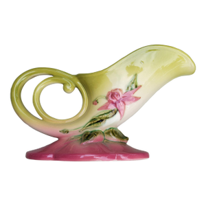 Mid-Century Hull Pottery Cornucopia Vase