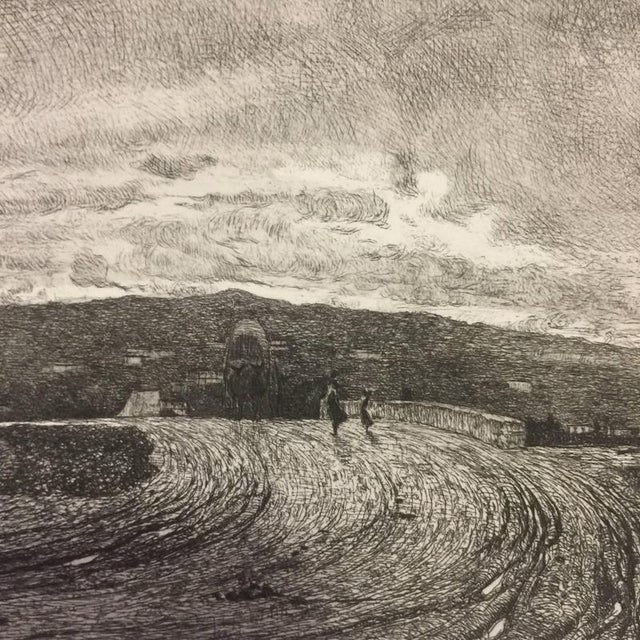 Telemaco Signorini, November, 1871, Etching For Sale - Image 3 of 6
