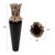 Metal Black Zetian Vase- Short For Sale - Image 7 of 8