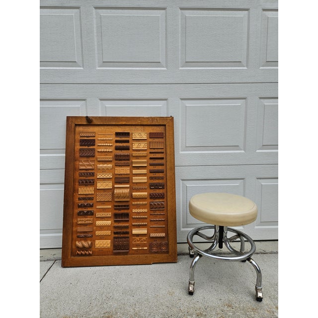 Mercantile Architectural Wood Molding Trim Display (Panel D) For Sale - Image 10 of 13