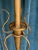Spanish Gilt Iron Floor Lamp With Ornate Base For Sale - Image 9 of 12
