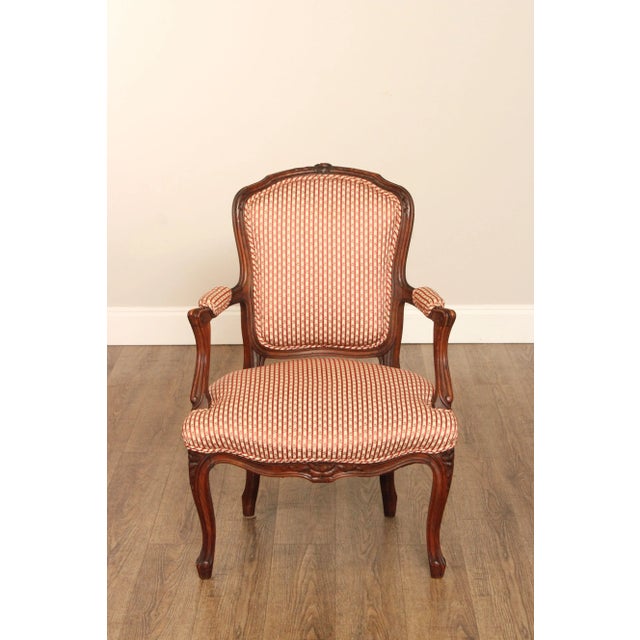 Late 19th Century Antique French Louis XV Style Fauteuil Armchairs - A Pair For Sale - Image 5 of 12