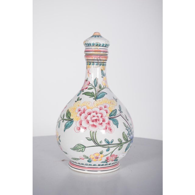 Green Bottle with Lid in Outeiro Porcelain, 1950s For Sale - Image 8 of 8