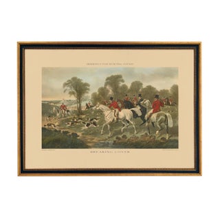 J.F. Herring "Breaking Cover" Fox Hunting Scene Reproduction Print For Sale