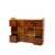 Poplar chest of drawers, used to store small objects or grains. It has twelves numbered lacquered drawers with...