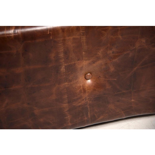 Not Yet Made - Made To Order Brown Squared Ottoman For Sale - Image 5 of 13