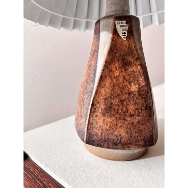 Ceramic Table Lamp by Marianne Starck for Michael Andersen, 1960s For Sale - Image 3 of 9