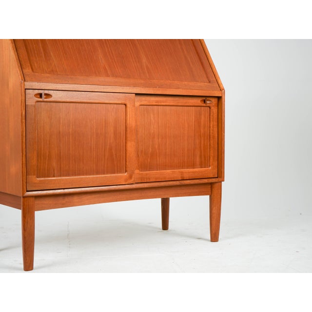Mid-Century Modern Mid-Century Teak Secretary by H.W. Klein for Bramin, 1960s For Sale - Image 3 of 13