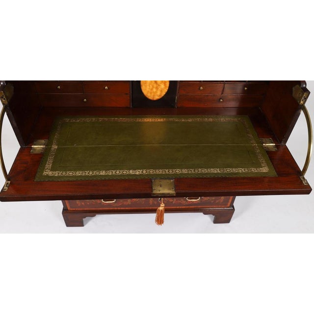 Antique Early George II Inlaid Mahogany Chest with Secretaire, 18th Century For Sale - Image 10 of 18