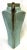 Monumental Ceramic Amphora Vase With Textured Dynamic Turquoise Glaze For Sale In West Palm - Image 6 of 12