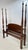 American Henkel Harris Virginia Galleries Solid Mahogany Rice Carved Queen Bed For Sale - Image 3 of 18