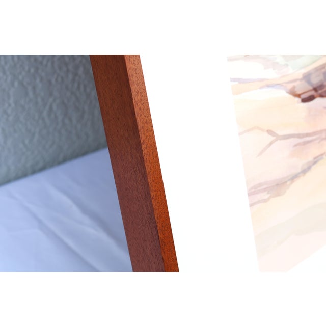 1986 Hannah Ferenbach Rocky Coastal Seascape Watercolor Painting One-of-a-Kind For Sale - Image 15 of 18