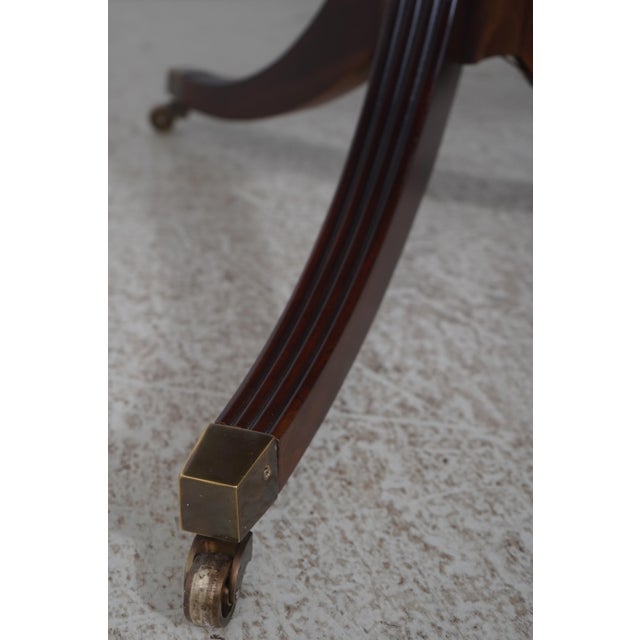 Baker Bill Sofield Inlaid Mahogany Dining Table For Sale - Image 9 of 18