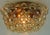 Large Mid-Century Modern Bubble Amber Glass Ceiling Light, 1960s For Sale - Image 11 of 15