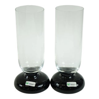 2 Michielotto Top Design Glasses- Set of 2 For Sale