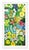 Abstract Modern Abstract Floral Garden Painting by Youn Cho | Original Unstretched Canvas, 12" X 24" For Sale - Image 3 of 3