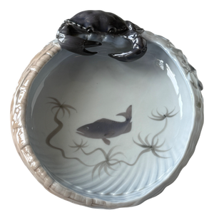 Large Porcelain Crab Bowl by Erik Nielsen for Royal Copenhagen, 1960s