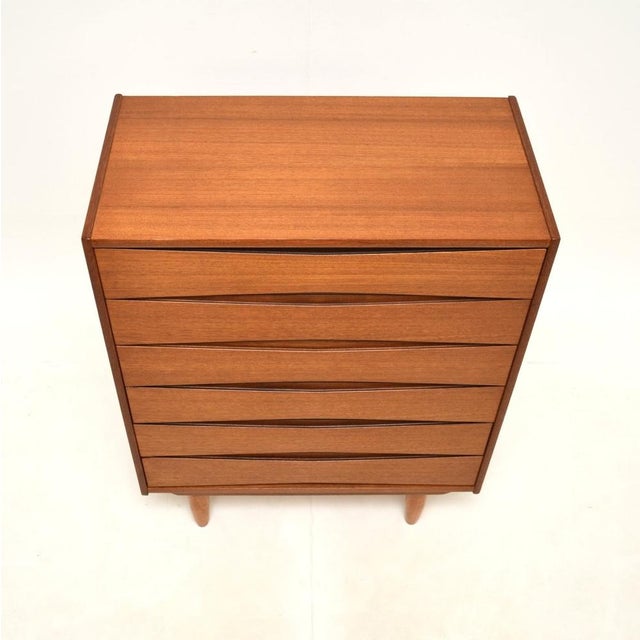 1960s Vintage Scandinavian Teak Chest of Drawers by Skeie & Co., 1960s For Sale - Image 5 of 8