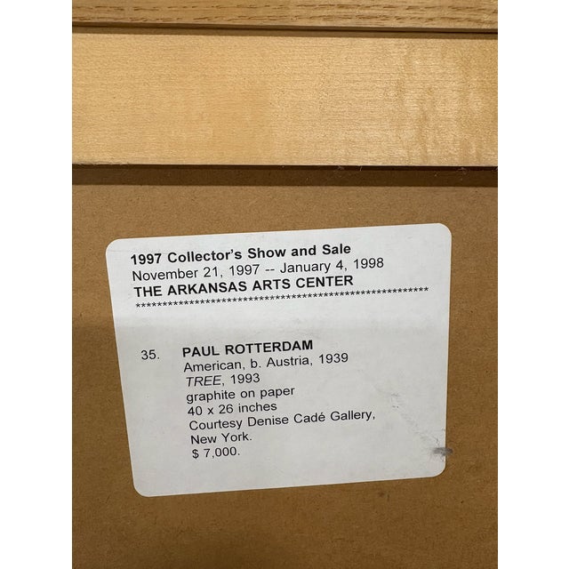 1990s "Tree" (1993) by Paul Rotterdam (American, B. Austria, 1939) For Sale - Image 5 of 6