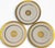 Antique Minton for Tiffany and Co. Gold-Encrusted Dinner Plates - Set of 18 For Sale - Image 11 of 17