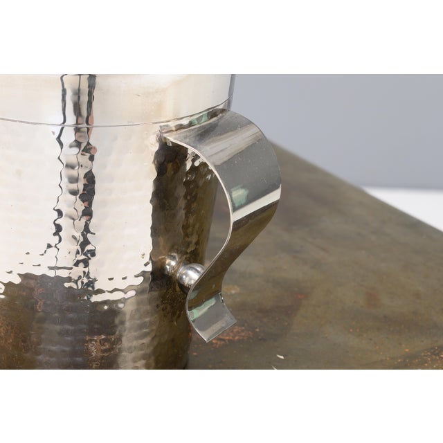 Mid-Century Modern Hammered Champagne Bucket, 1960s For Sale - Image 3 of 6