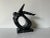 Black Vintage Black & White Marble Abstract Woman Sculpture For Sale - Image 8 of 10