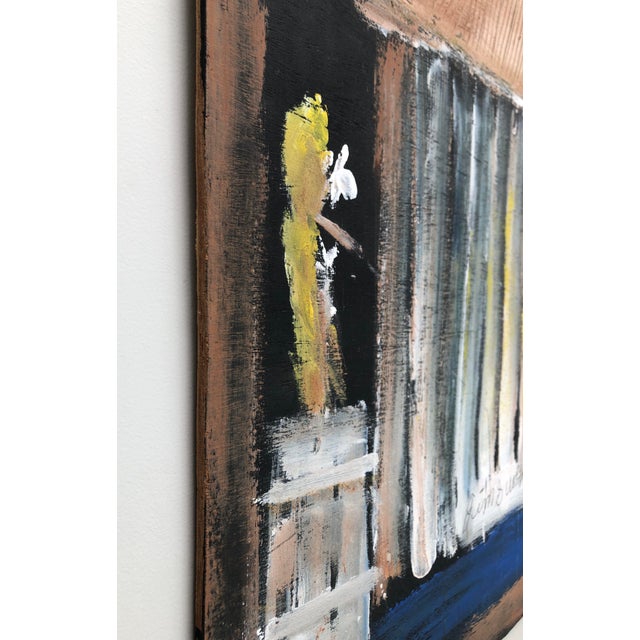 Folk Art Mid 20th Century Jimmy Lee Sudduth Painting of a Gristmill Where He Worked For Sale - Image 3 of 9