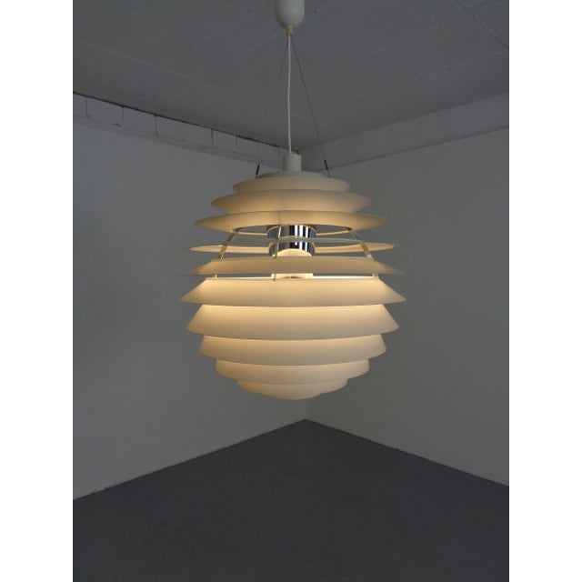 PH Louvre Pendant Lamp by Poul Henningsen for Louis Poulsen, Denmark, 1950s For Sale - Image 3 of 18
