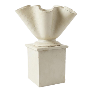 1990s Cast Iron Planter on Base Inspired by Willy Guhl