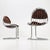 Mid-Century Tubular Chrome and Leather Cantilever Dining Chair, 1970s by Gastone Rinaldi For Sale - Image 6 of 9