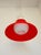 Space Age Pendant Light in Red Glass, 1970s For Sale - Image 4 of 11