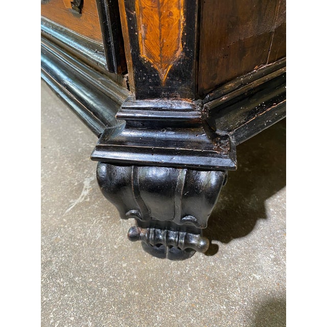18th Century Italian Walnut Commode For Sale - Image 6 of 9