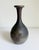 Brown Japanese Bizen Ware Vase, Artist Signed For Sale - Image 8 of 9