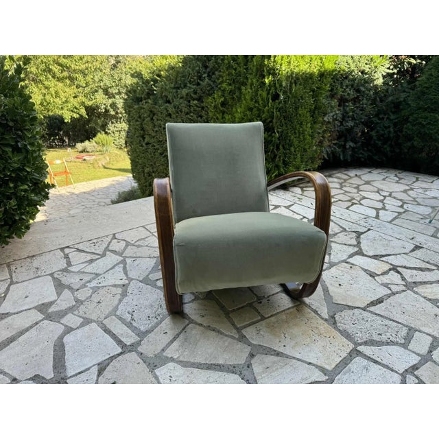 Model H 269 Lounge Chair by Jindrich Halabala, 1930s For Sale - Image 3 of 9