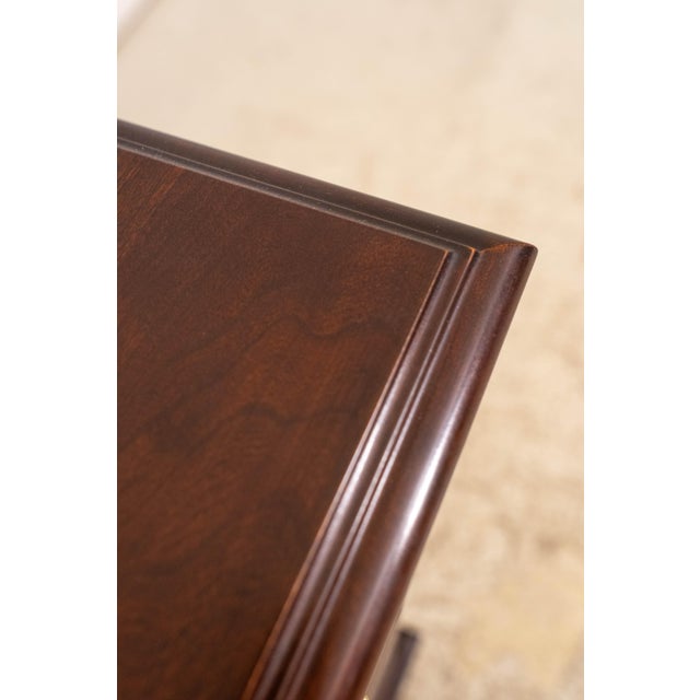 1970s Harden Cherry 4 Drawer Chest Nightstand For Sale - Image 11 of 16