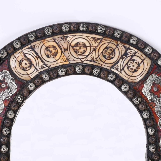 English Large Antique Turkish Mirror For Sale - Image 3 of 7