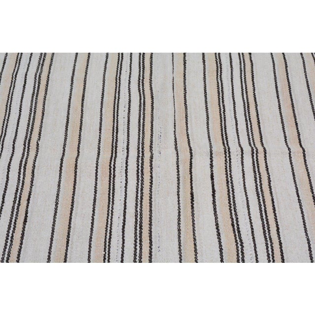 Turkish Vintage Turkish Hand Knotted Flatweave Kilims, 4'5x6' For Sale - Image 3 of 4