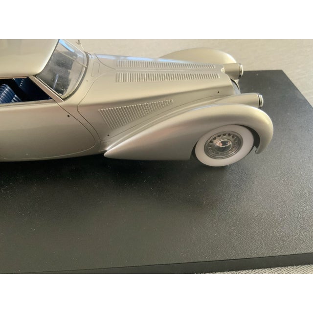 1937 Delage D8-120 S Aerodynamic Coupe Silver by Pourtout Pebble Beach 2005 Winner Lastone For Sale In Palm Springs - Image 6 of 12
