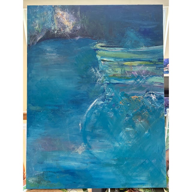 "The Grotto", Original Oil Painting, Abstract Art For Sale - Image 9 of 13