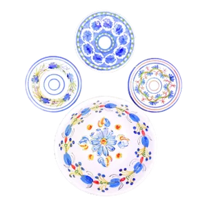 Greek & Spanish Pottery Collection, Set of 4