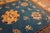 Royal Blue Background With Great Asymmetric Pattern and Allover-Medallion Design Antique Chinese Peking Rug For Sale - Image 4 of 11
